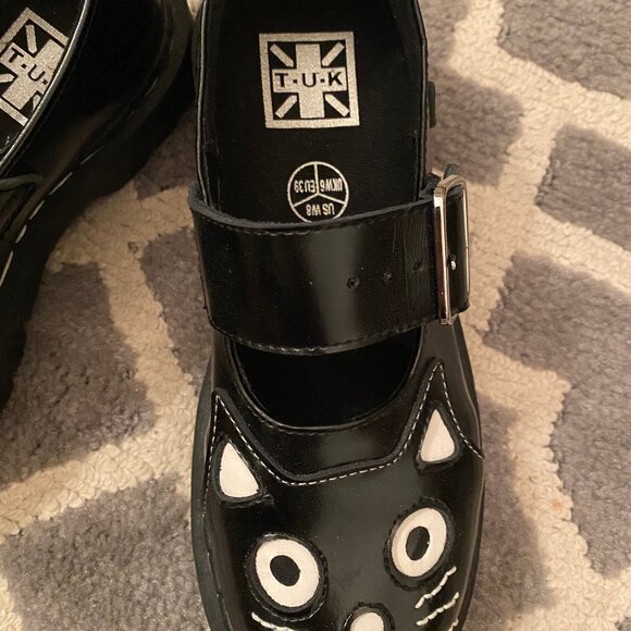 🖤 TUK KITTY FACE MARY JANES - Picture 3 of 8